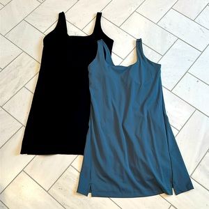 Lot of 2 Old Navy Active Powersoft Exercise Dresses Tennis M w Phone Pocket